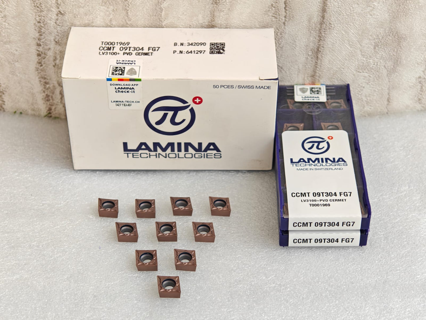 CCMT09T304-FG7 LV3100+= (FG-PV3010 CERMET)