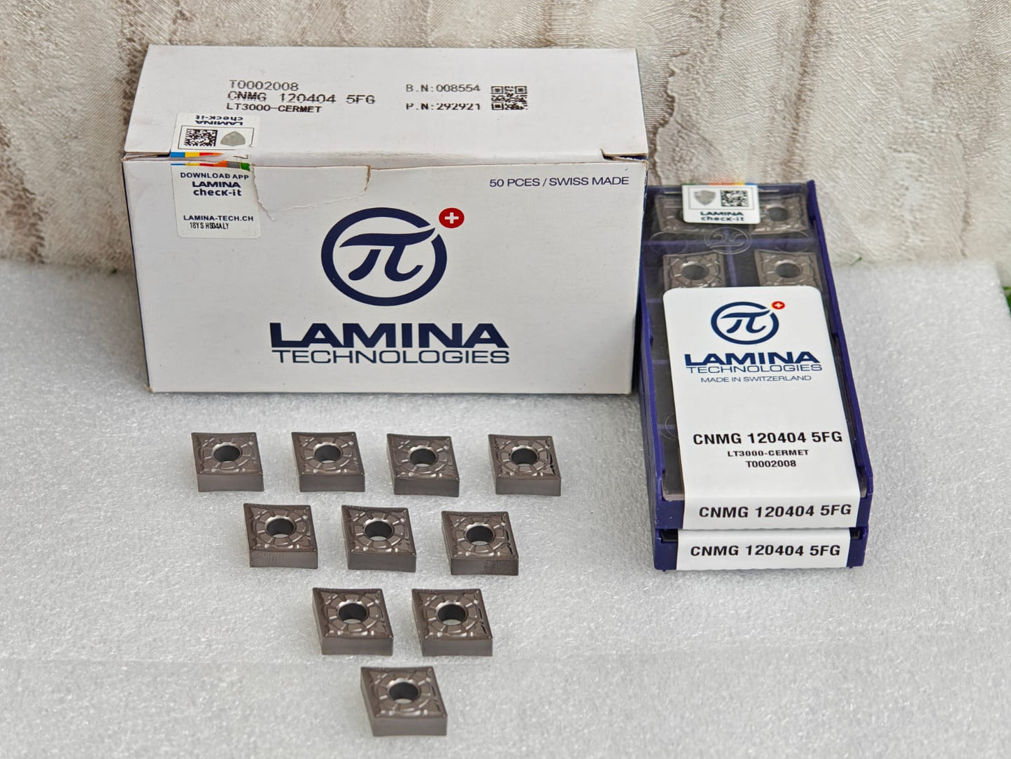 CNMG120404-5FG LT3000= (FG-CT3000 CERMET)