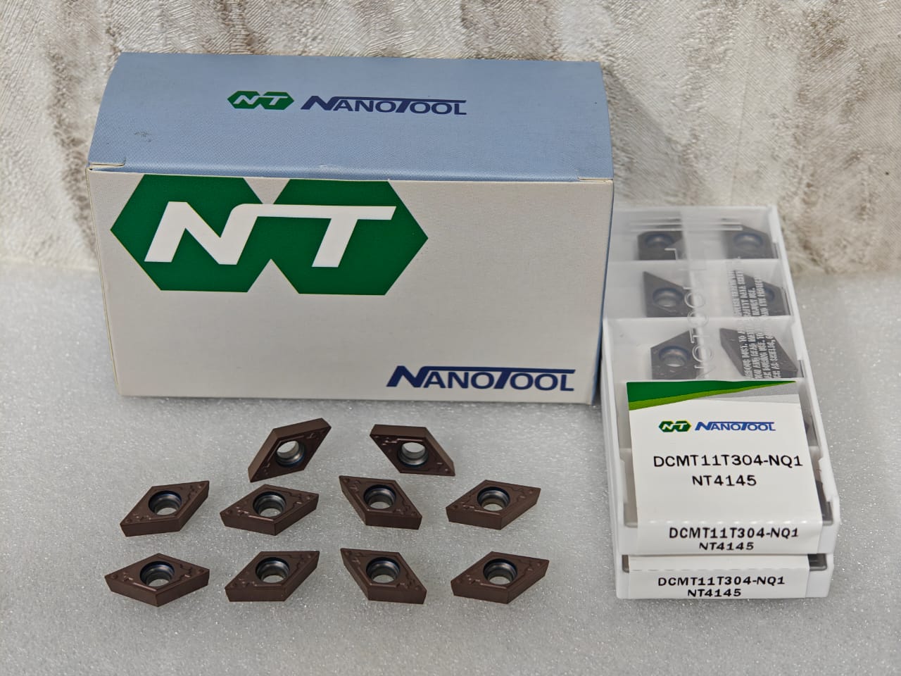 DCMT11T304-NQ1 NT4145 PVD grade