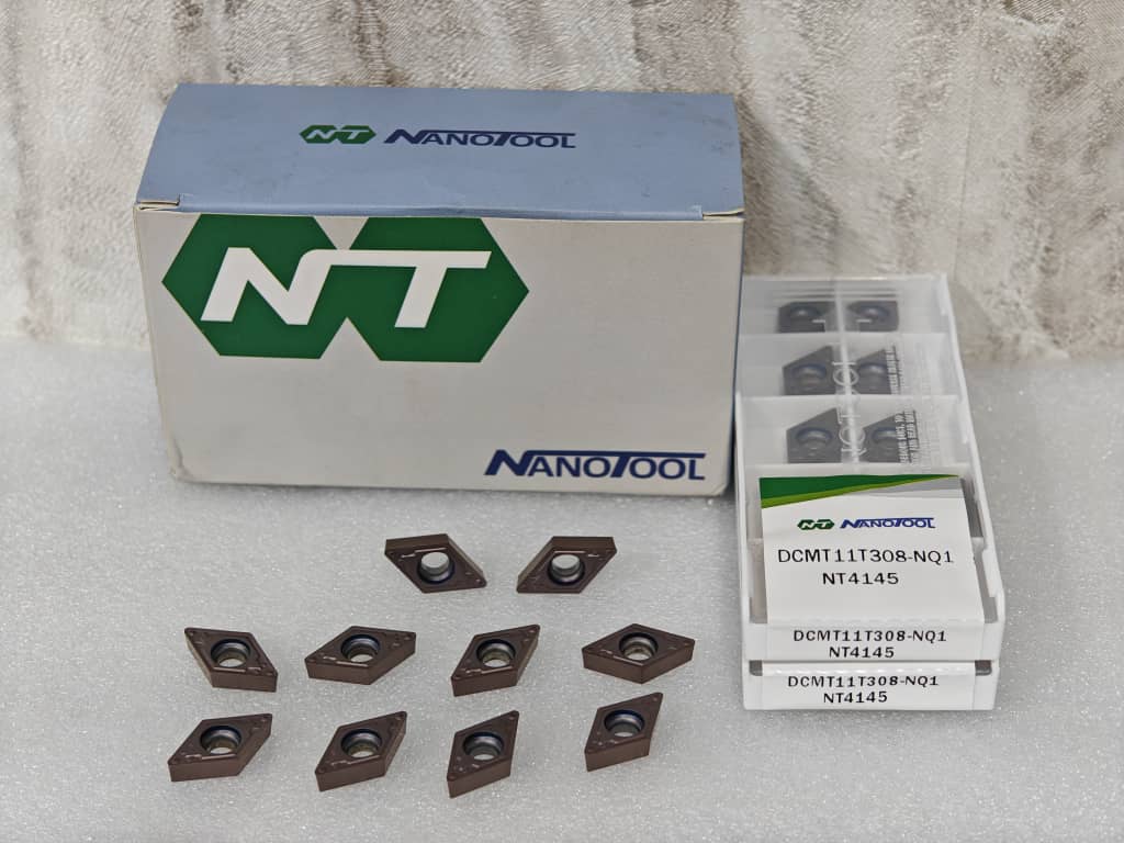 DCMT11T308-NQ1 NT4145 PVD grade