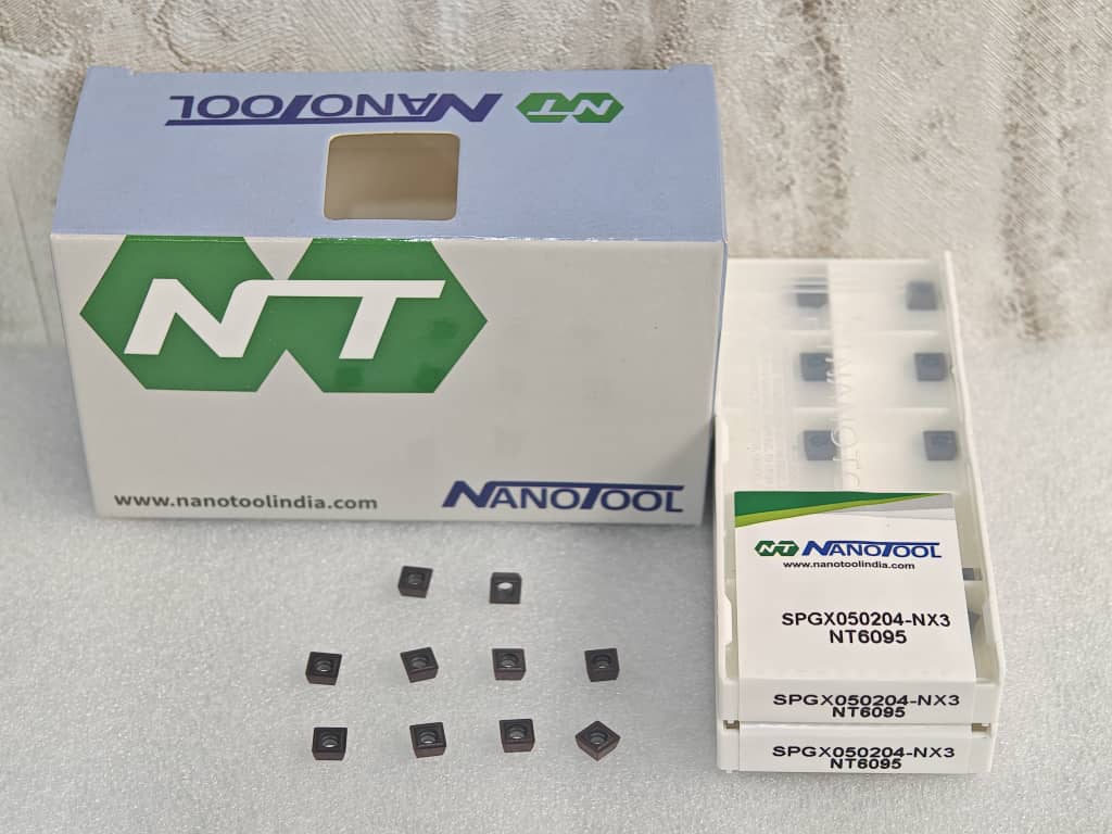 SPGX050204-NX3 NT6095 PVD grade = (SPGT050204)