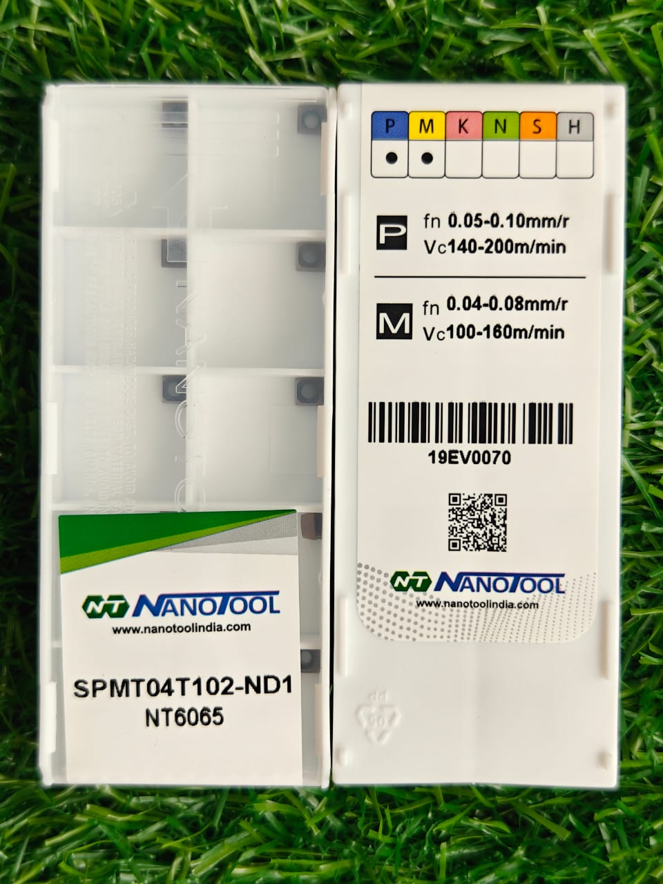 SPMT04T102-ND1 NT6065 PVD grade = (SPMG04T102)