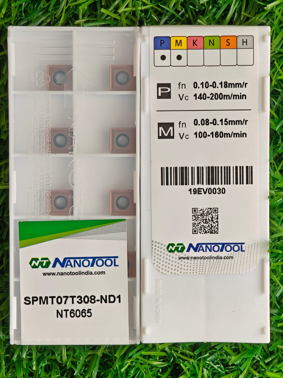 SPMT07T308-ND1 NT6065 PVD grade = (SPMG07T308)