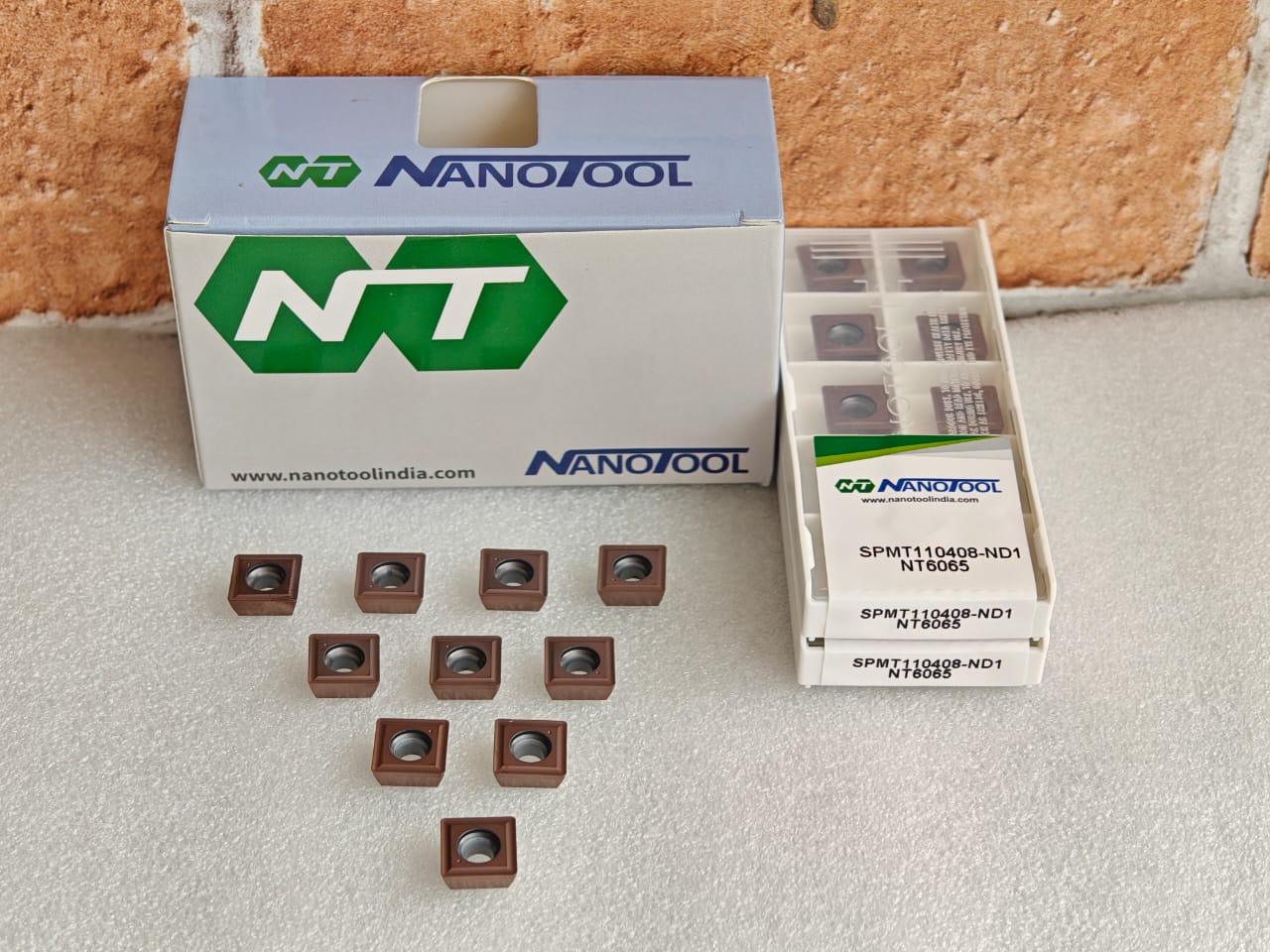 SPMT110408-ND1 NT6065 PVD grade = (SPMG0110408)