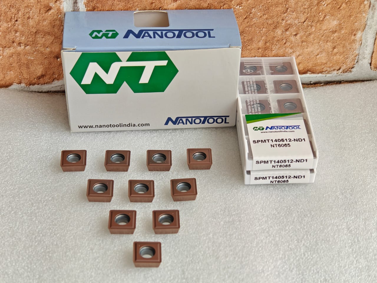 SPMT140512-ND1 NT6065 PVD grade = (SPMG0140512)