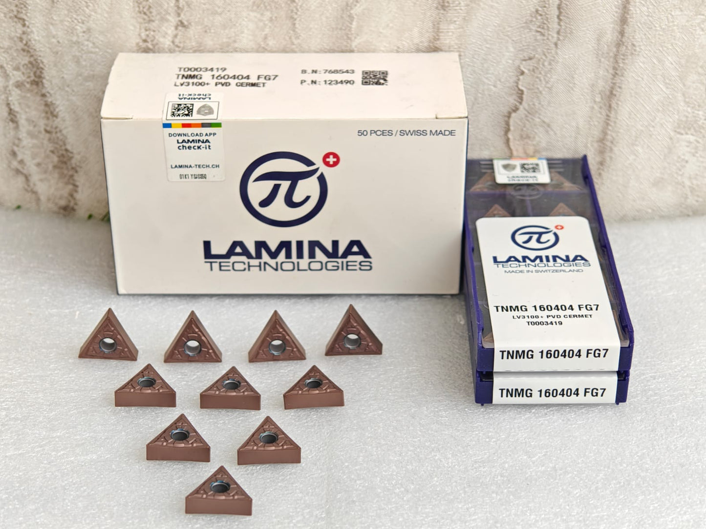 TNMG160404-FG7 LV3100+= (FG-PV3010 CERMET)