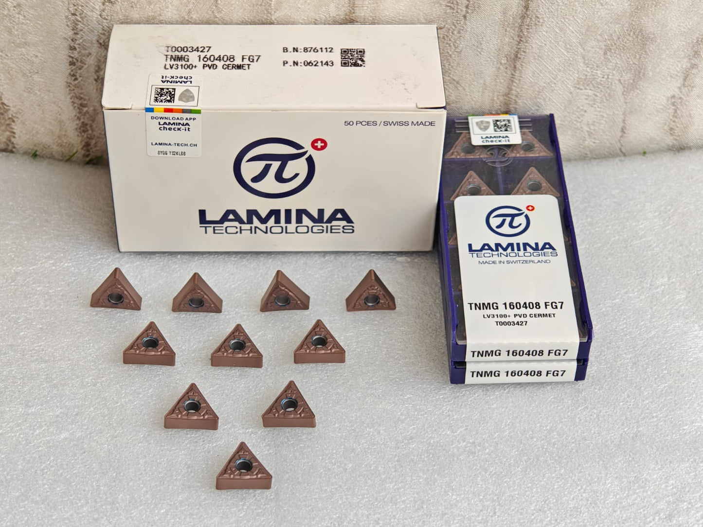 TNMG160408-FG7 LV3100+= (FG-PV3010 CERMET)