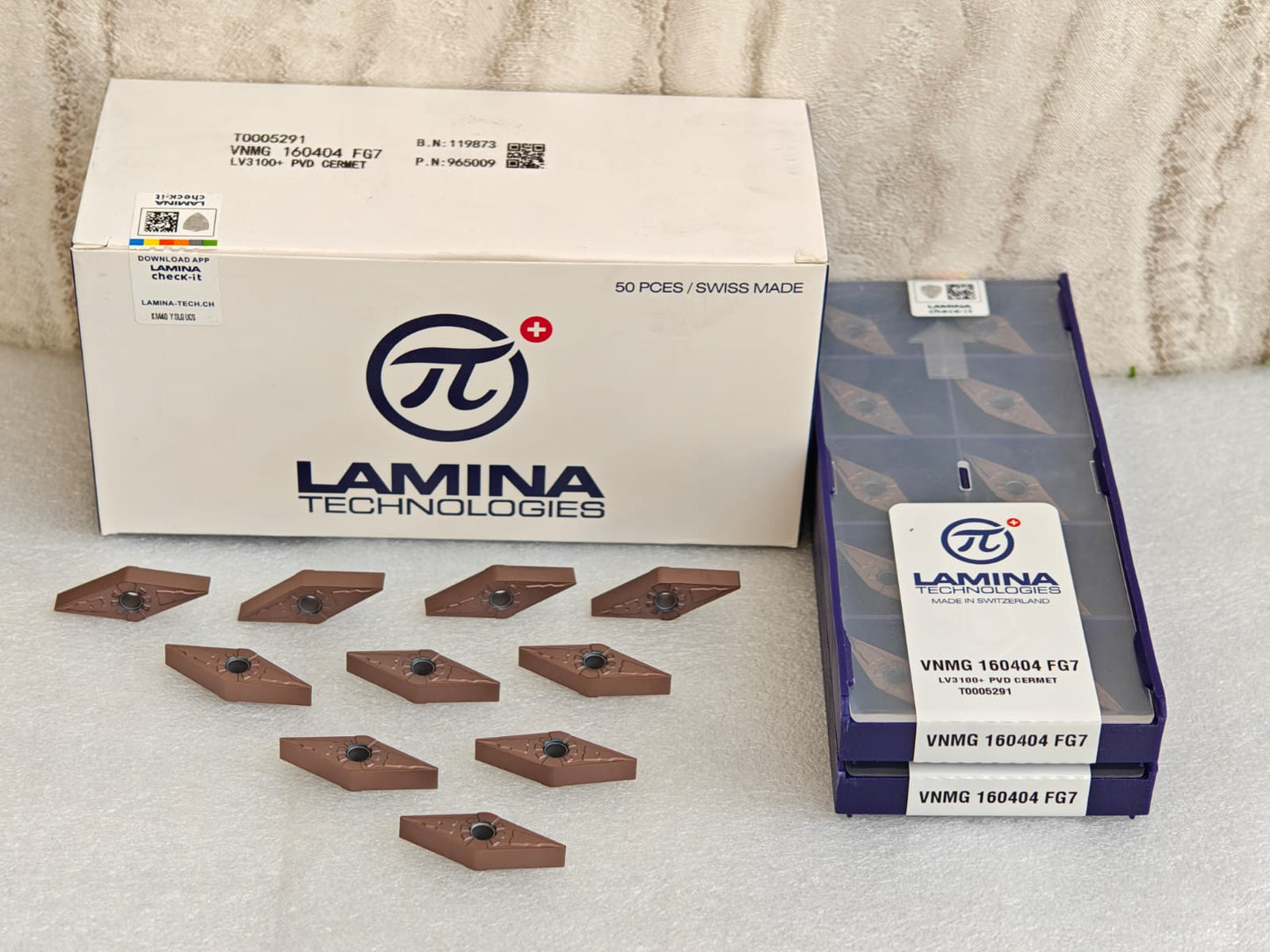 VNMG160404-FG7 LV3100+= (FG-PV3010 CERMET)