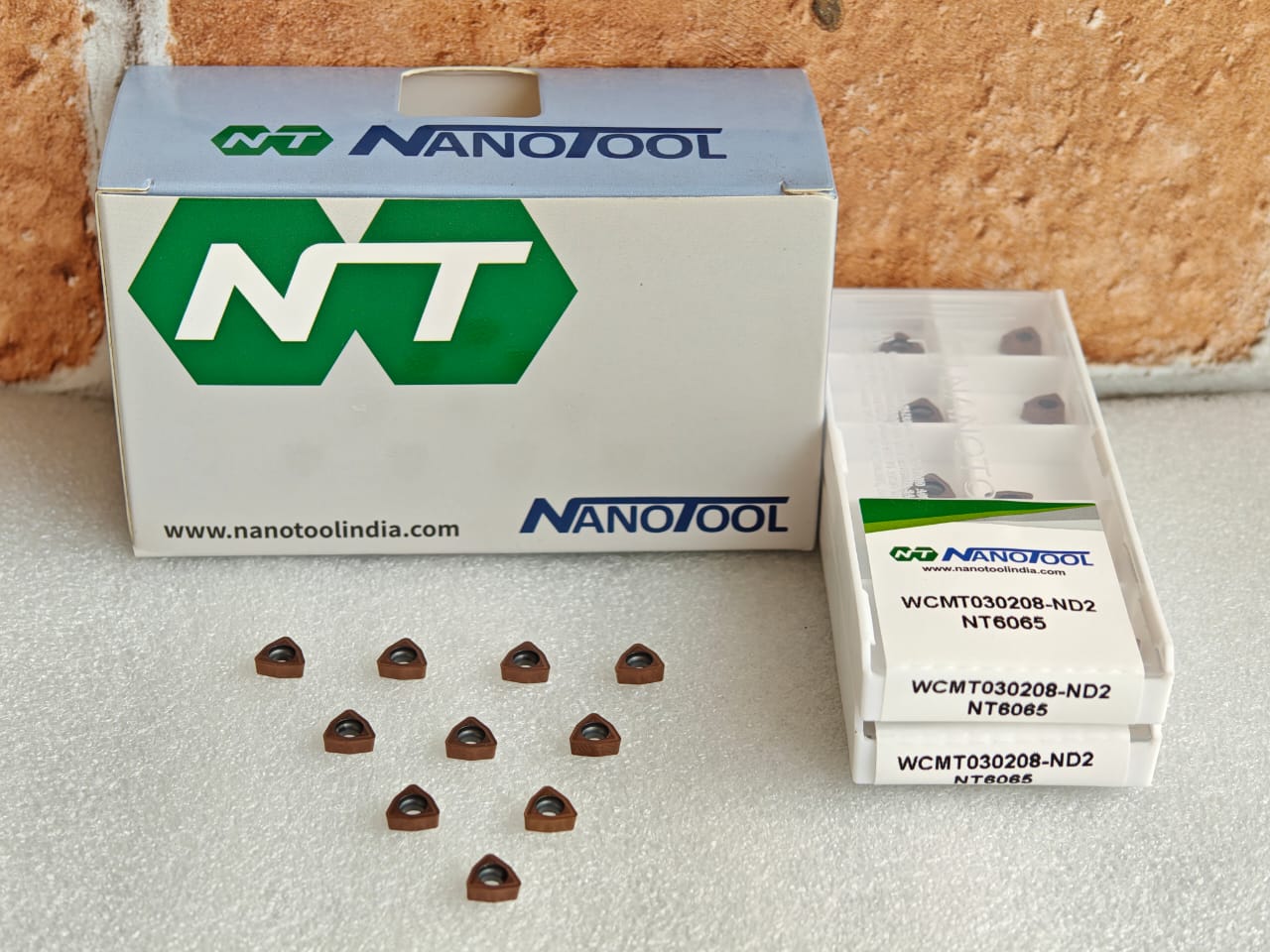 WCMT030208-ND2 NT6065 PVD grade = (WCMX030208)