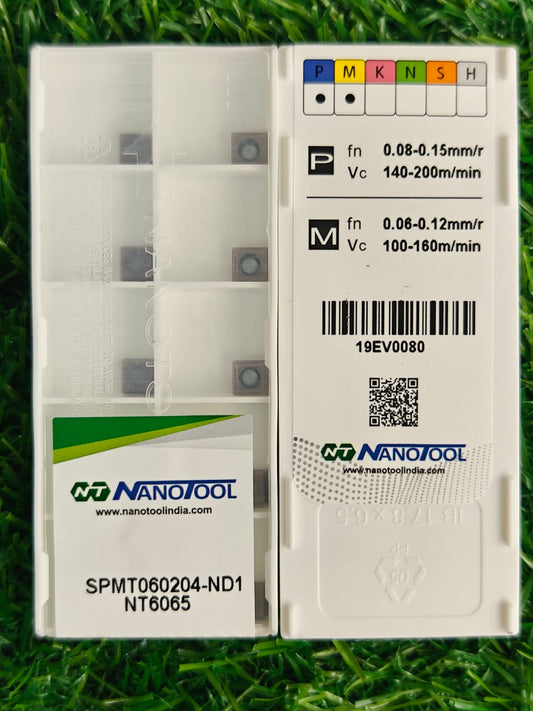 SPMT060204-ND1 NT6065 PVD grade = (SPMG060204)